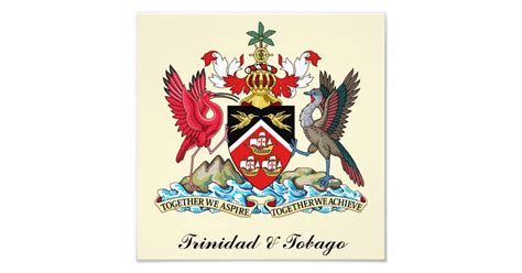 Trinidad and Tobago Coat Of Arms Photo Print | Zazzle