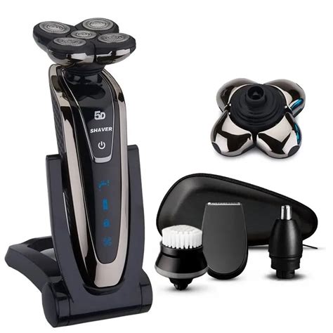 Cordless 5 head Shaver waterproof electric shaver beard wet&dry ...