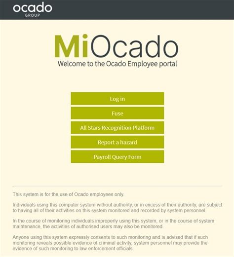 MiOcado Login- Ocado employee portal in 2022 | Ocado, Driver job ...