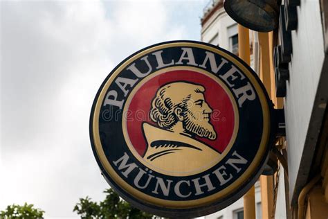 Logo Of Paulaner Beer, Taken On An Paulaner Shop In Belgrade At Night. Paulaner Is One Of The ...