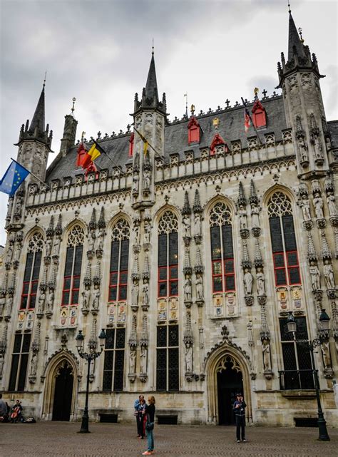 Brugge Town Hall (Stadhuis) on the Burg - Bruges Belgium | Bruges ...