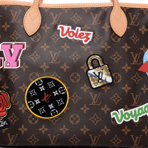 LOUIS VUITTON Monogram Travel Stickers Neverfull MM 572355