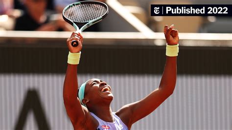 Coco Gauff Advances to French Open Semifinals - The New York Times