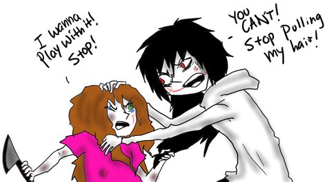 Request: Jeff The Killer and Sally. by MikaelBratLoni on DeviantArt