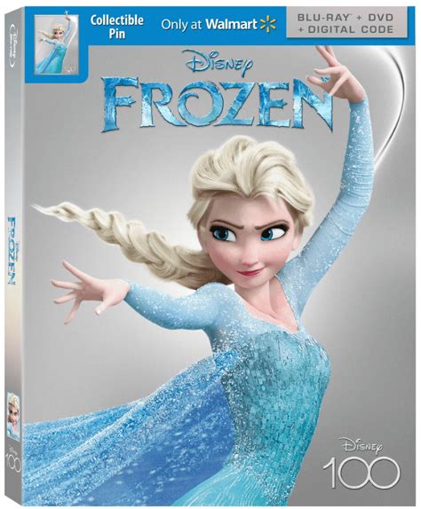 Frozen - Disney100 Edition Walmart Exclusive (Blu-ray + DVD + Digital ...