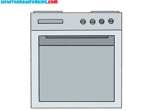 How to Draw a Stove - Easy Drawing Tutorial For Kids