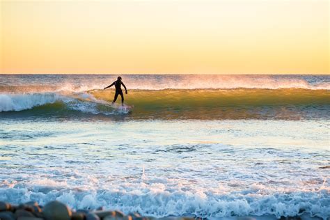 Surfing in Long Beach, NY