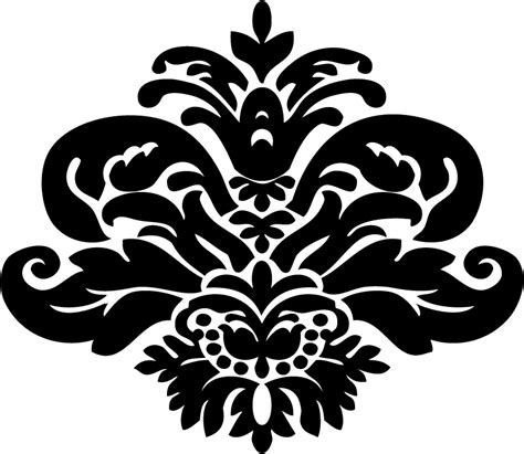 Printable Damask Pattern - ClipArt Best