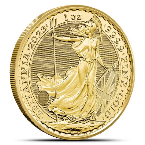 2023 1 oz Gold British Britannia Coins (BU) - Silver.com™