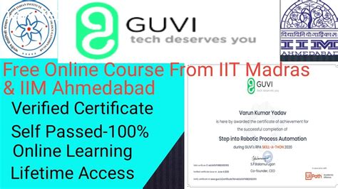 Free Online Courses With Certificate By IIT-Madras&IIM-Ahmedabad ...