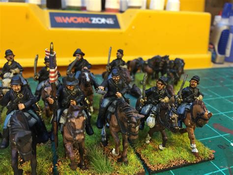 Curio Clashes: 28mm Union Cavalry