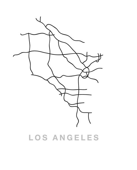 los angeles highway map | Los angeles tattoo, Los angeles map, Map tattoos