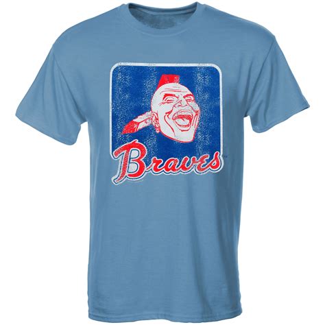 Atlanta Braves Youth Light Blue Cooperstown T-Shirt