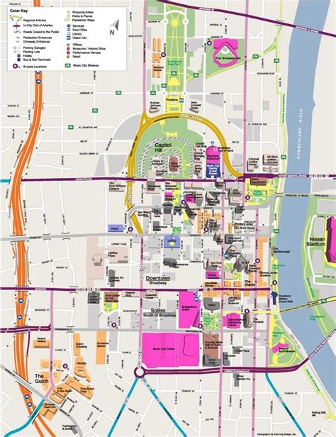 Nashville tourist attractions map | Nashville tourist attractions, Nashville trip, Nashville ...