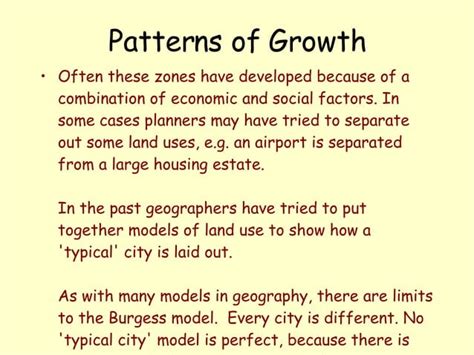 The Burgess Model | PPT