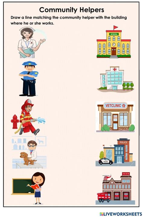 Identifying Community Helpers Worksheets | Teach Starter - Worksheets Library