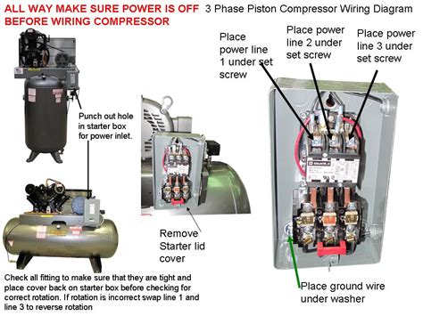 3 Phase Compressor Wiring