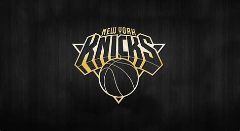 HD wallpaper: New York Knicks logo, Basketball, Background, Gold, NBA ...