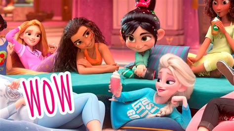 Disney Princesses in modern clothes from Ralph Breaks the Internet - YouTube