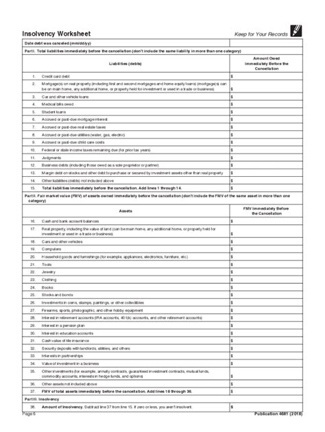 2018 Form IRS Publication 4681 Fill Online, Printable, Fillable, Blank - pdfFiller