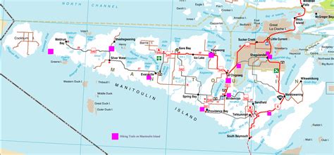 Hiking Trails on Manitoulin Island, Northern Ontario, Canada