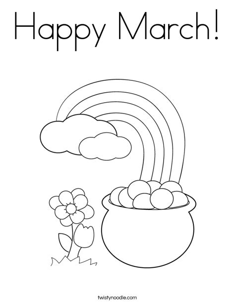 March Coloring Pages Printable - Coloring Home