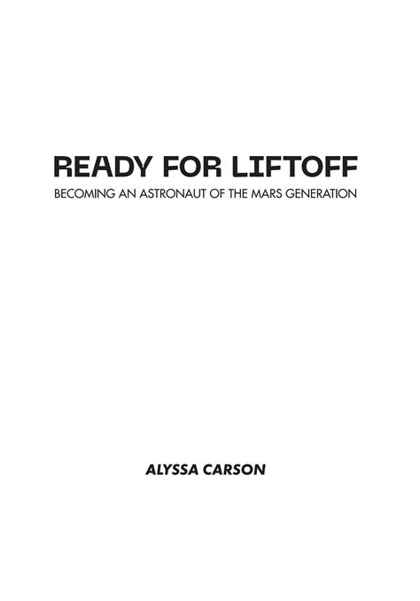 Ready for Liftoff by dapbooks - Issuu