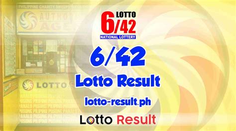 6/42 Lotto Result- Official 6/42 Lotto Result