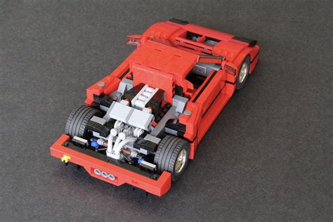 Custom Lego Ferrari F40 - Lego Moc 10248 Ferrari F40 Mod By Nkubate ...