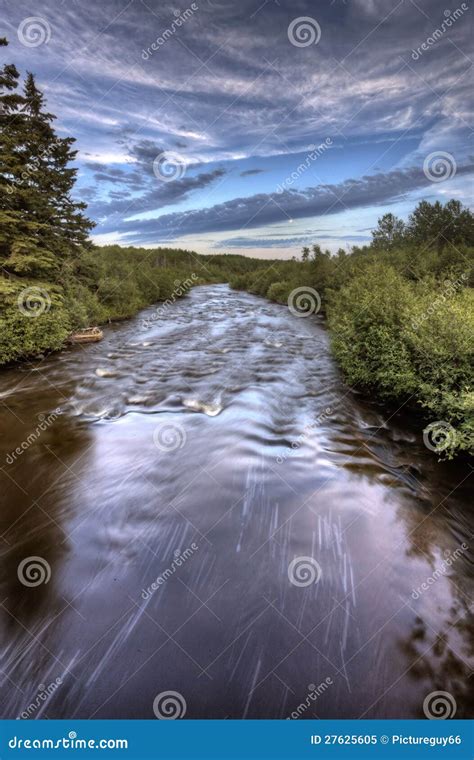 Northern Saskatchewan Lake stock image. Image of landscape - 27625605