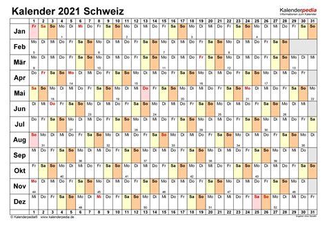 Collect Kalenderpedia 2021 Schweiz Pro Monat | Best Calendar Example