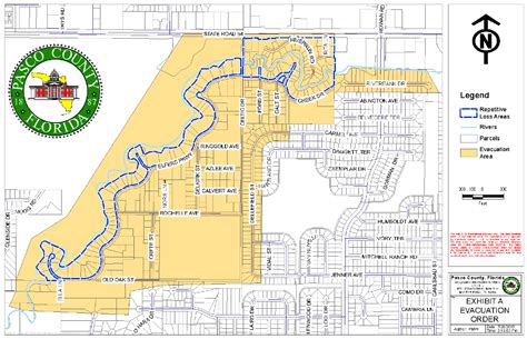 Pasco Evacuation Map