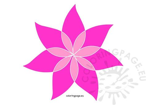 pink-flower Flower Template, Underarmor Logo, Scrapbooking Ideas, Needlepoint, Pink Flowers ...