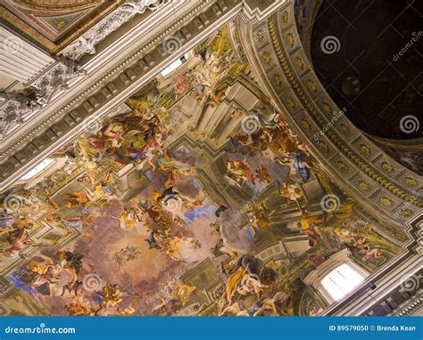 Detail of the Interior of the Santa Maria Maggiore Basilica in Rome Italy Editorial Image ...