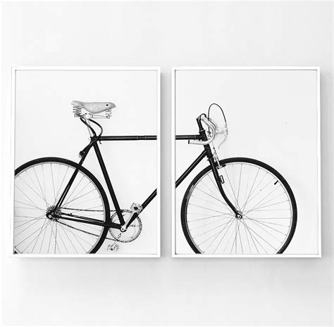 Bicycle Wall Art Bicycle Print Bicycle Art Set of 2 Print | Etsy