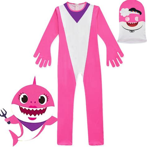 Kids Mommy Pink Shark Costume | Costume Party World