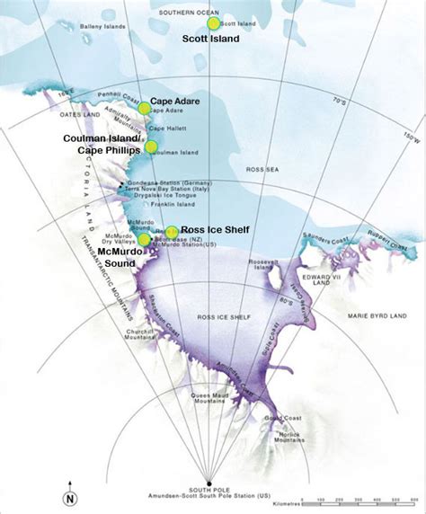 Antarctic Panoramas. Antarctic Peninsula, Ross Sea, South Georgia