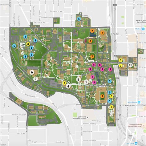 Georgia State University Campus Map