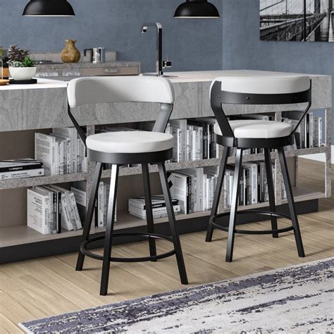 Settle 24" Swivel Bar Stools | Bar stools kitchen island, Kitchen bar ...