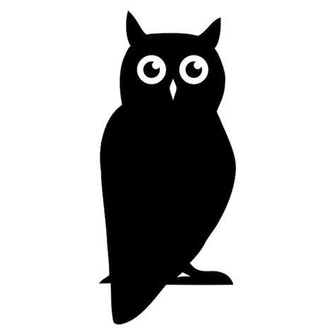 Premium Vector | Owl silhouette isolated Vector illustration