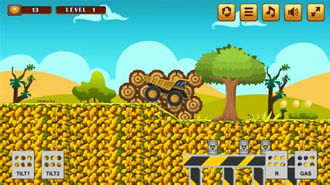 🕹️ Play Mega Truck Game: Free Online Obstacle Course Truck Driving ...