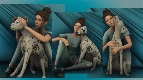 Sims 4 CC's - The Best: Mascota Glamour - Perro Grande (Pose Pack) by ...