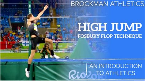 Fosbury Flop High Jump Technique