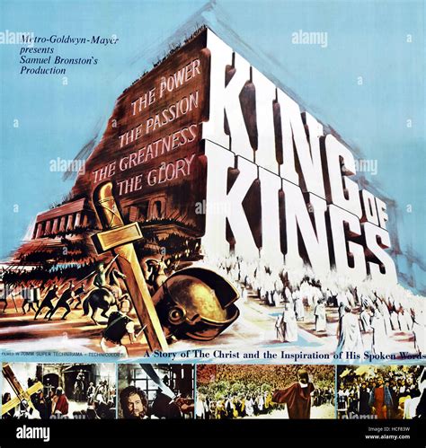 KING OF KINGS, poster art, 1961 Stock Photo - Alamy