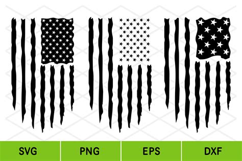 Distressed Flag, American Flag, USA, Svg Graphic by AnuchaSVG · Creative Fabrica