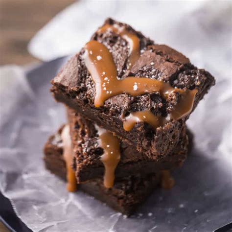 Salted Caramel Brownies: Gooey, rich, & indulgent! -Baking a Moment