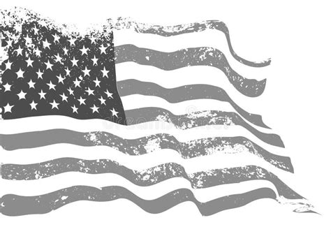 USA Flag Vector Grayscale Icon Stock Vector - Illustration of color, icon: 96316605