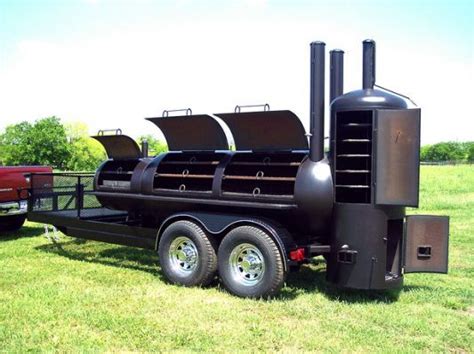 Large Single Grill – Johnson Custom | Smoker designs, Custom bbq ...