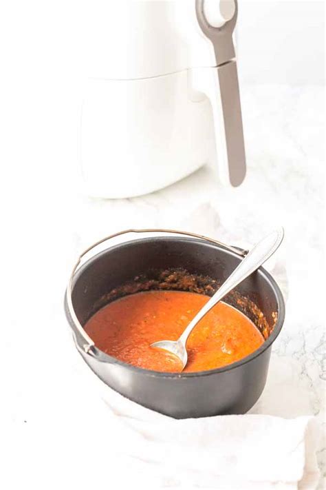 Easy Air Fryer Tomato Sauce - Fast Food Bistro