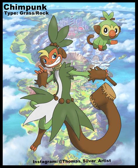 My Feminine Punk Rocker Grookey Evolution! : r/pokemon